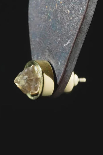 Parts of Four Step earrings 9mm 1235-6-yga+Her PPOF7